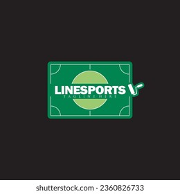 line sport maker logo template