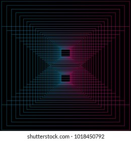 Line square abstract pattern background,Color line,EPS10