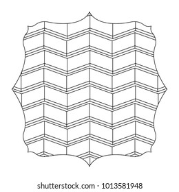 line square with pattern seamless shapes background design