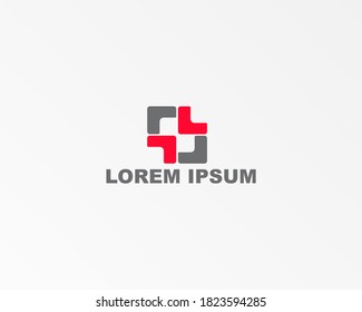 Line with square shape icon. Universal color vector logotype