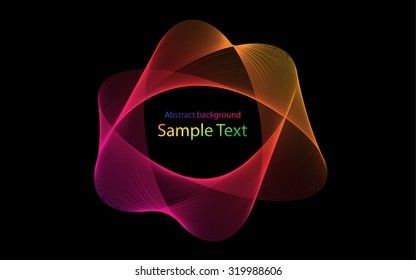 line star abstract Background in eps10