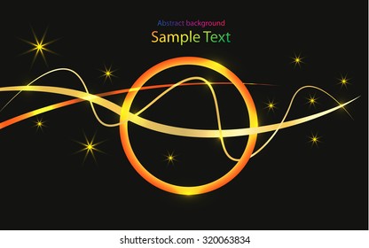 line star abstract Background in eps10