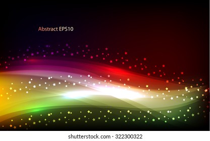 line star abstract Background in eps10