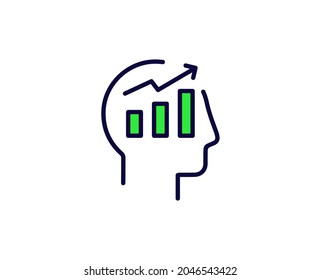 Line Strategy icon isolated on white background. Outline symbol for website design, mobile application, ui. Strategy pictogram. Vector illustration, editorial stroсk. 