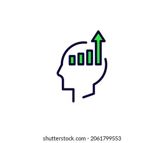 Line Strategy icon isolated on white background. Outline symbol for website design, mobile application, ui. Strategy pictogram. Vector illustration, editorial stroсk. 