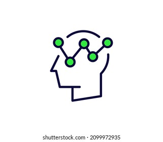 Line Strategy icon isolated on white background. Outline symbol for website design, mobile application, ui. Strategy pictogram. Vector illustration, editorial stroсk. 
