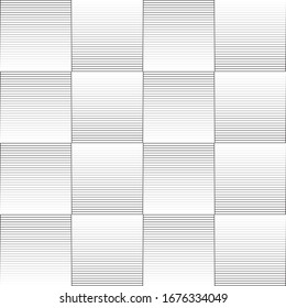 Line Stripe Horizontal Geometric Texture Seamless Pattern. Vector Abstract Elegant white and grey Background. Art style can be used in cover design, book design, poster, cd cover, flyer, website.