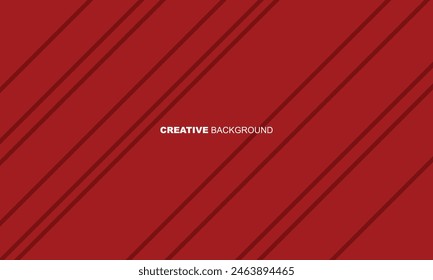 line stripe red background design