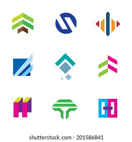 Line stripe tape elegant shape exclusive logo bond connection icon