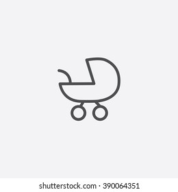 line stroller Icon
