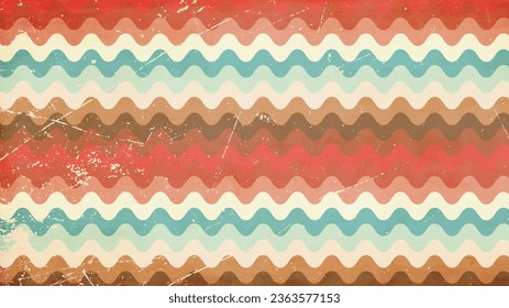 Line in style of 70s-90s.Classic Vintage Retro Rays Background.Abstract retro,Sunbeam,geometric pattern, Funky Hippie,Classic Vintage Retro Rays Background.