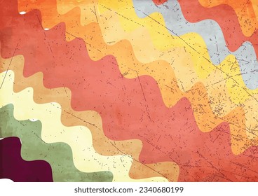 Ligne dans le style des années 70.Arrière-Plan Classique Vintage Retro Rays.Rétro Abstrait, Faisceau de soleil, motif géométrique, Hippie Grave, Arrière-Plan Classique Vintage Retro Rays.