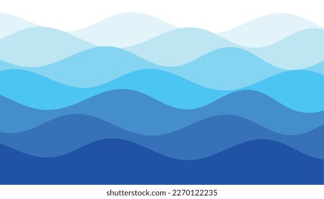 line style curvy wave with flowing motion for backdrop background vector