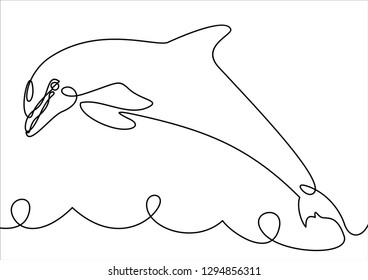 5,795 Dolphin line drawing Images, Stock Photos & Vectors | Shutterstock