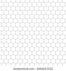 estilo de linha hexágono padrão geométrico fundo design vetor