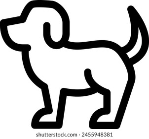 Line style icon related to animal, dog, domestic dog, dog, pet