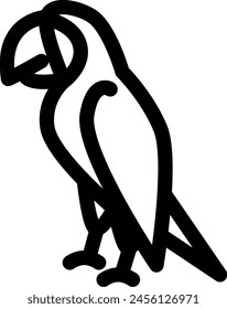 Line style icon related to bird, parakeet, pet, wild animal