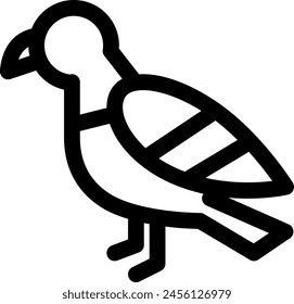 Line style icon related to bird, pigeon, wild animal