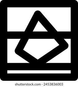 Line style icon related to drink, whiskey, rock, liquor, alcohol, glass