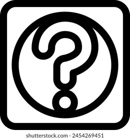 Line style icon related to information, information, information center
