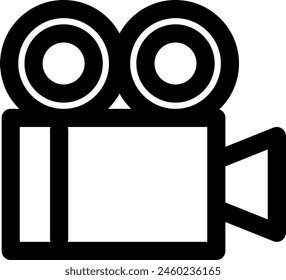 Line style icon related to movie, camera, film, movie, cinema