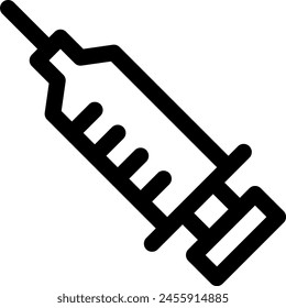 Line style icon related to pet, vaccination, syringe, injection, medicine