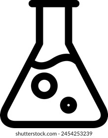 Line style icon related to science, flask, lab, laboratory, drug, analysis, equipment