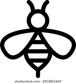 Line style icon related to spring, bee, insect