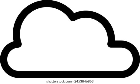 Line style icon related to weather, cloudy, cloud