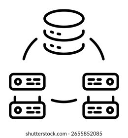 Ein Liniensymbol für die Infrastruktur