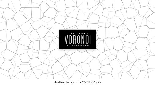 line style voronoi texture grid background design vector