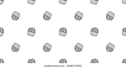 Line sweet brigadeiro pattern design