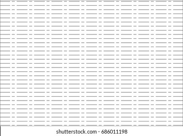 Line symbol of center line for drawing.