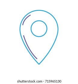 line symbol to explore map location