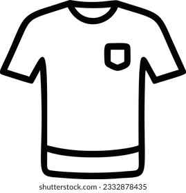 Line T shirt Icon Logo