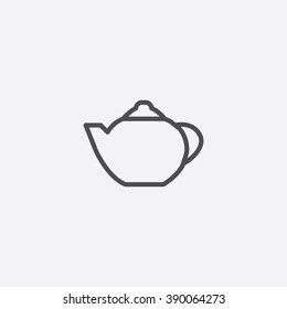 line teapot Icon