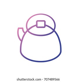 line teapot kitchen utensil object to cuisine