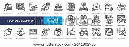 Line - Tech Development Icon Collection