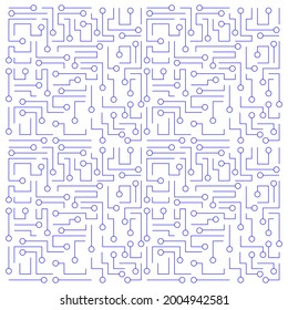 Line techno pattern, geometric modern and abstract. Network, connection, pc, physics for brand design and print