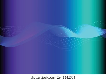 Line technology abstract background. Concept of cyberspace digital futuristic, curve connection, wave partical vector, tech motion, neon glow energy, communication flowing, speed stiped, innovation.