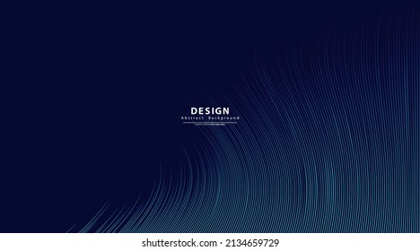 Line technology background. Stripe wave pattern design