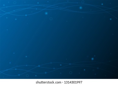 Line technology of blue abstract background, vector eps10