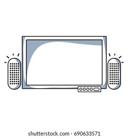 line television and videogame console to play