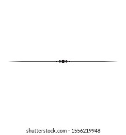 line text delimiters isolated white background. can be used for project and words separated. vector illustration