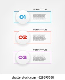 Line text Infographic, ui kit. Templates for Business Vector Illustration, can illustrate a strategy, workflow or team work, timeline, vector flat color