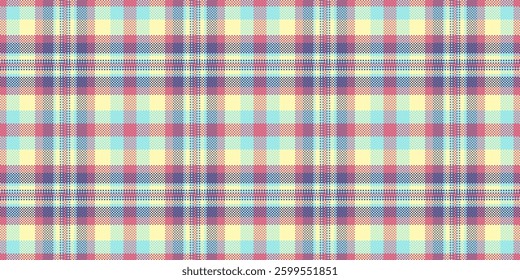 Line textile fabric check, border background seamless tartan. Marketing vector plaid pattern texture in light and red colors palette.