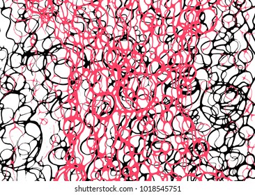 Line texture with pink, white and black.