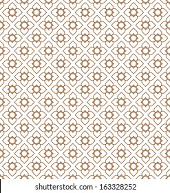 Line thai art pattern vector illustration.