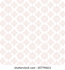 Line thai art pattern vector illustration.