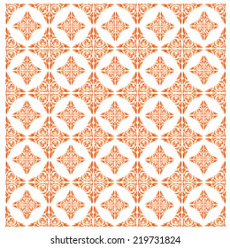 Line Thai art pattern vector illustration